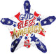 God Bless America 18″ Star Balloon