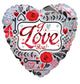 Contemporay I Love You Holographic 18β³ Balloon