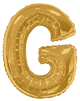 Gold Letter G 34″ Balloon