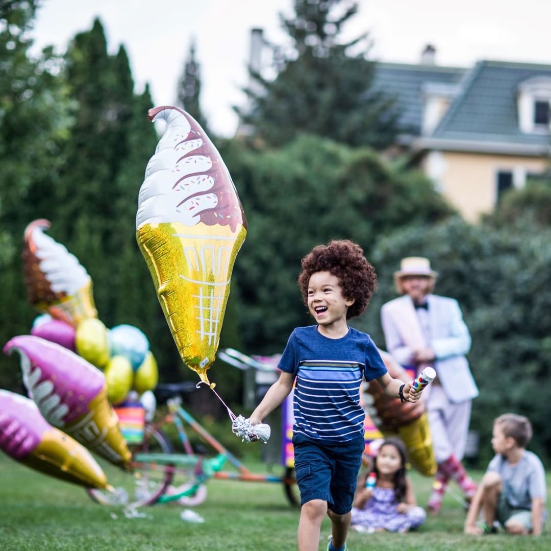 Ice Cream Balloons Cone Balloon Dessert Desserts instaballons anagram betallic wholesale qualatex
