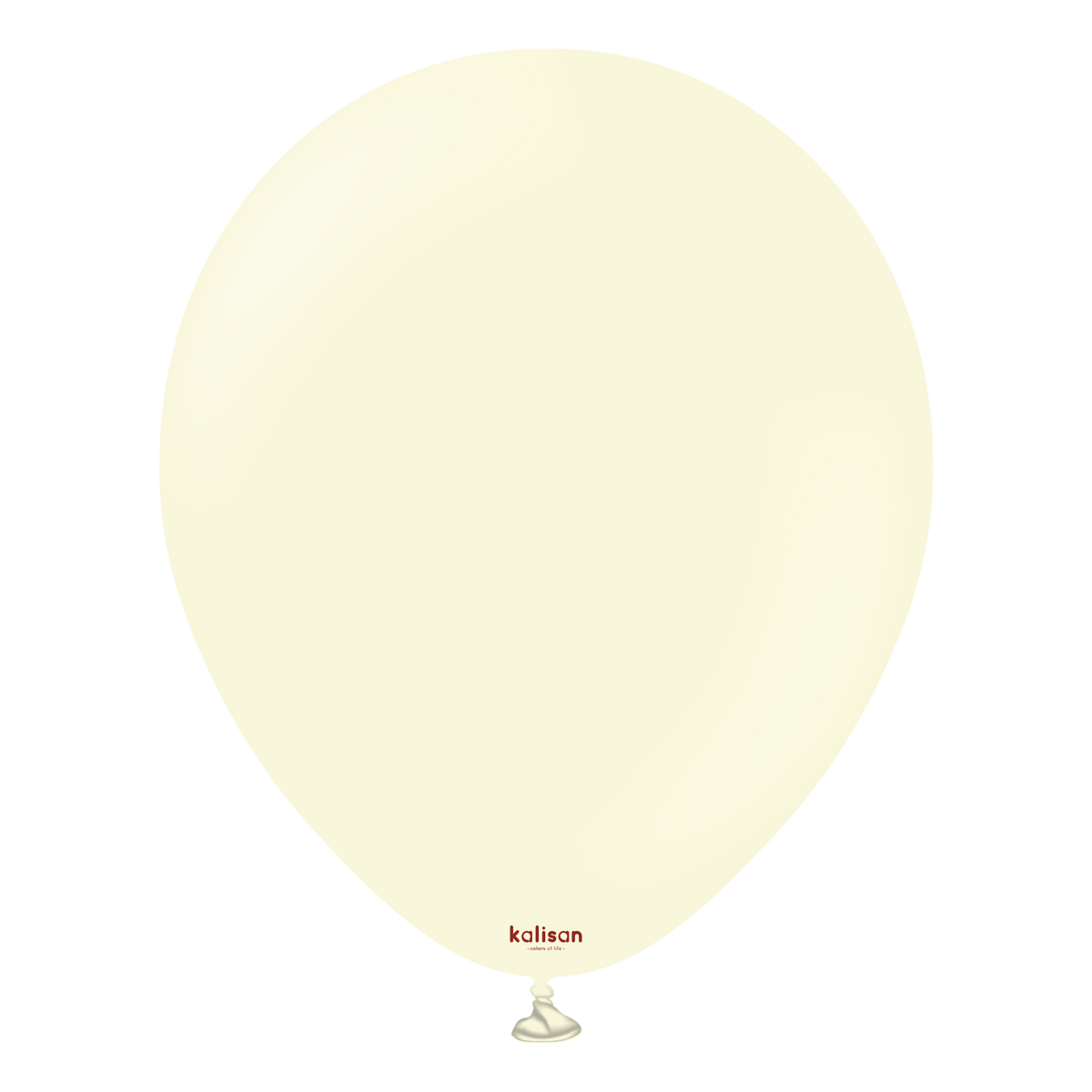 Macaron Pale Yellow Latex Balloons by Kalisan