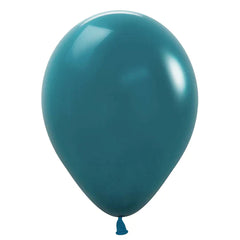 Deluxe Deep Teal Latex Balloons by Sempertex