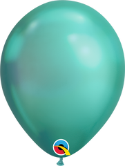 Chrome Green Latex Balloons by Qualatex