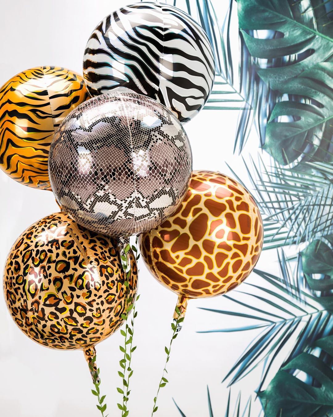 animal print balloons wholesale from instaballoons anagram betallic convergram kaleidoscope