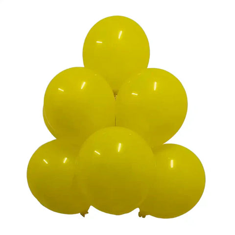 Yellow Latex Balloons by GloMex