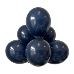 Ink Blue Latex Balloons by GloMex