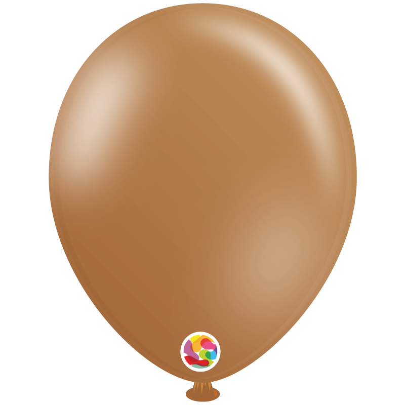 Brown Latex Balloons by Balloonia