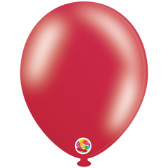 Metallic Red Latex Balloons by Balloonia