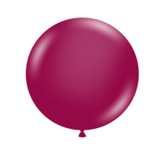 Crystal Burgundy Latex Balloons by Tuftex