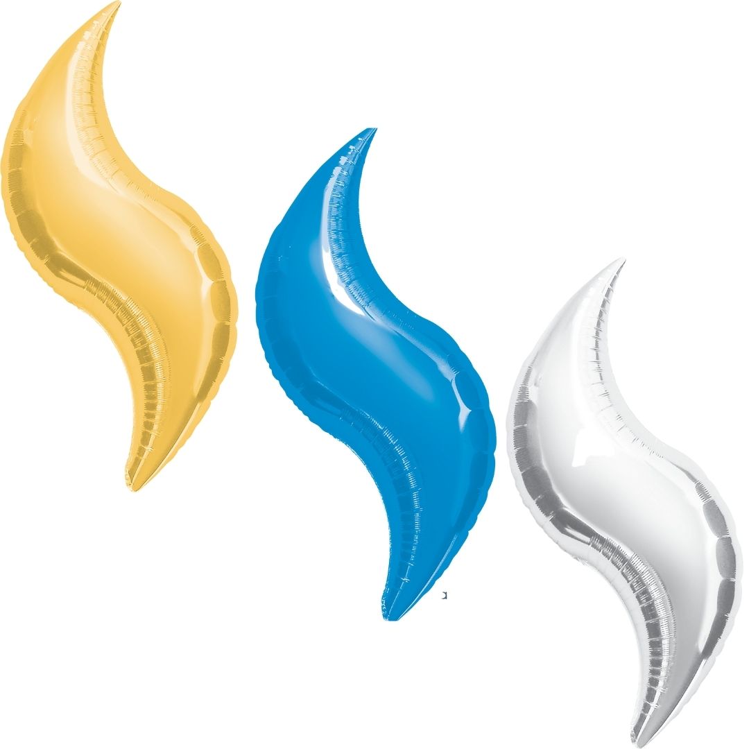 Curve Foil Balloons - Mermaid Tails
