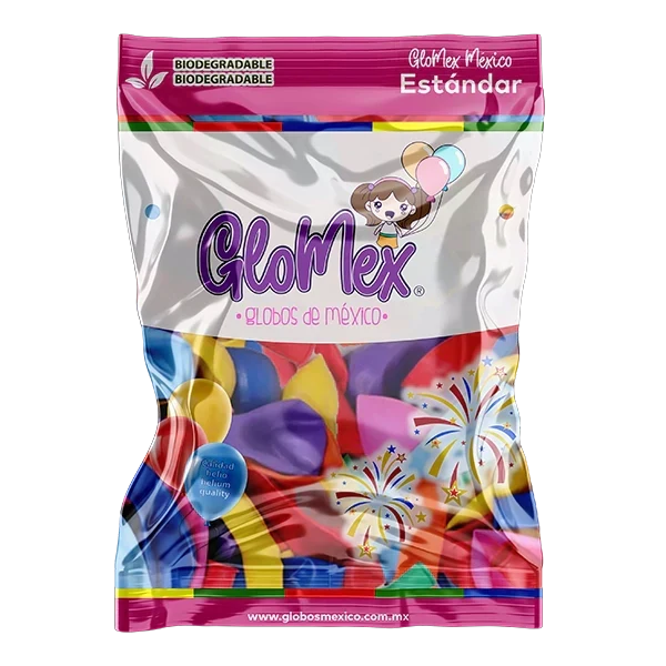 Standard Assortment Latex Balloons by GloMex