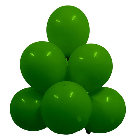 Apple Green Latex Balloons by GloMex