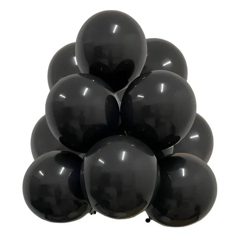 Black Latex Balloons by GloMex