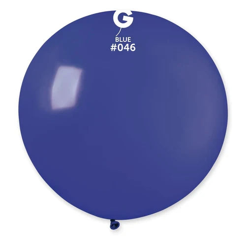 Navy Blue #46 Latex Balloons by Gemar
