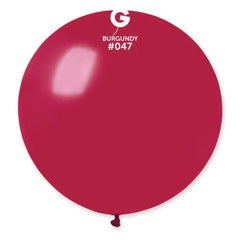 Burgundy Latex Balloons by Gemar