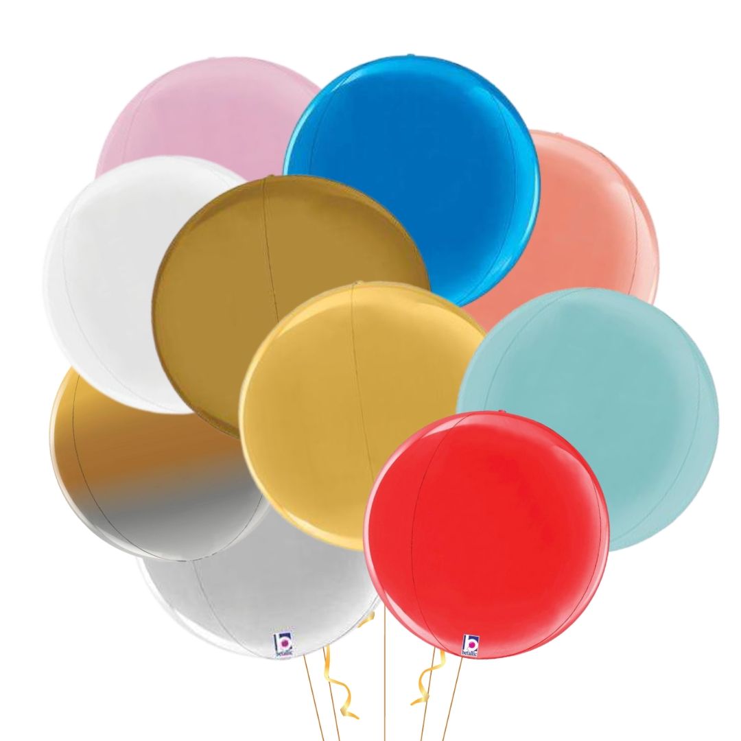Globe Dimensional Balloons from Betallic instaballoons Wholesale