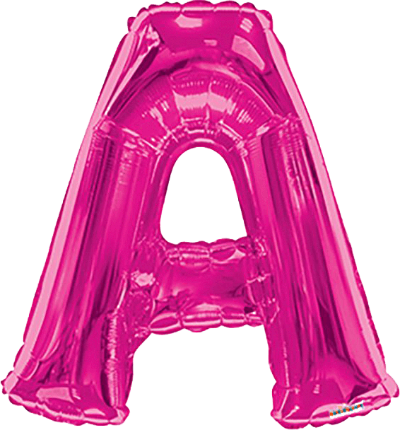 34" Pink Letters & Numbers