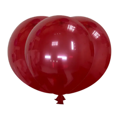 Crystal Wine Red Latex Balloons by GloMex