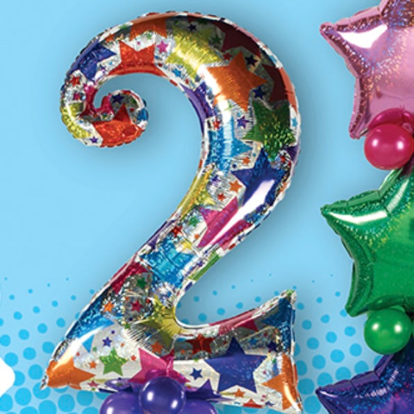 Multi-Color and Rainbow Number Balloons