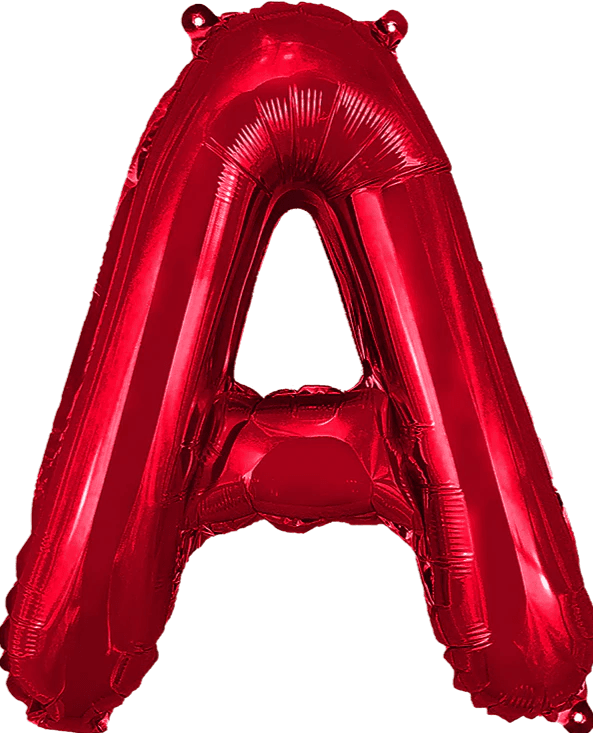 16" Red Letters & Numbers