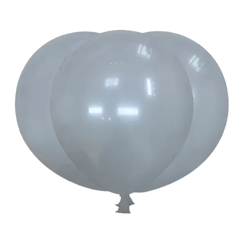 Haze Grey Latex Balloons by GloMex