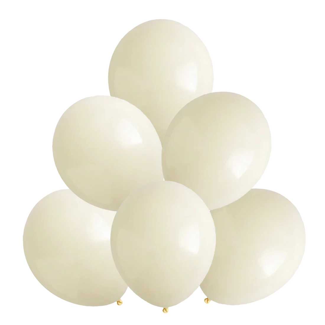 Ivory Latex Balloons by GloMex