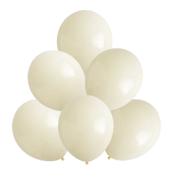 Ivory Latex Balloons by GloMex