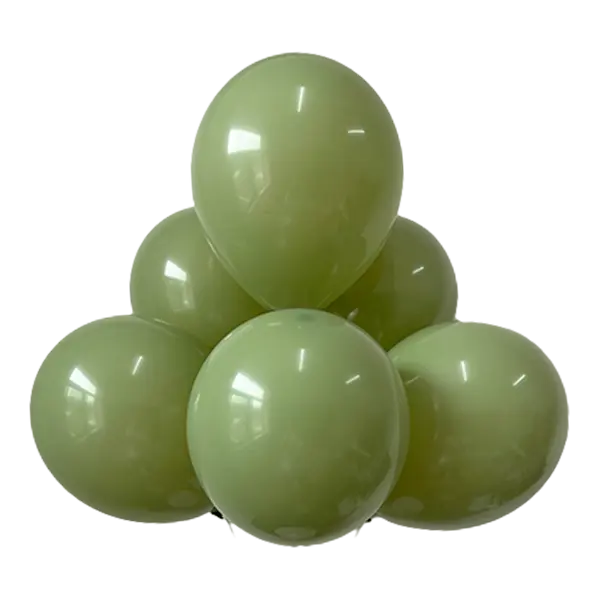 Jungle Green Latex Balloons by GloMex