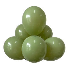 Jungle Green Latex Balloons by GloMex