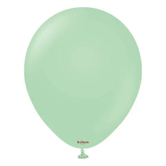 Macaron Green Latex Balloons by Kalisan