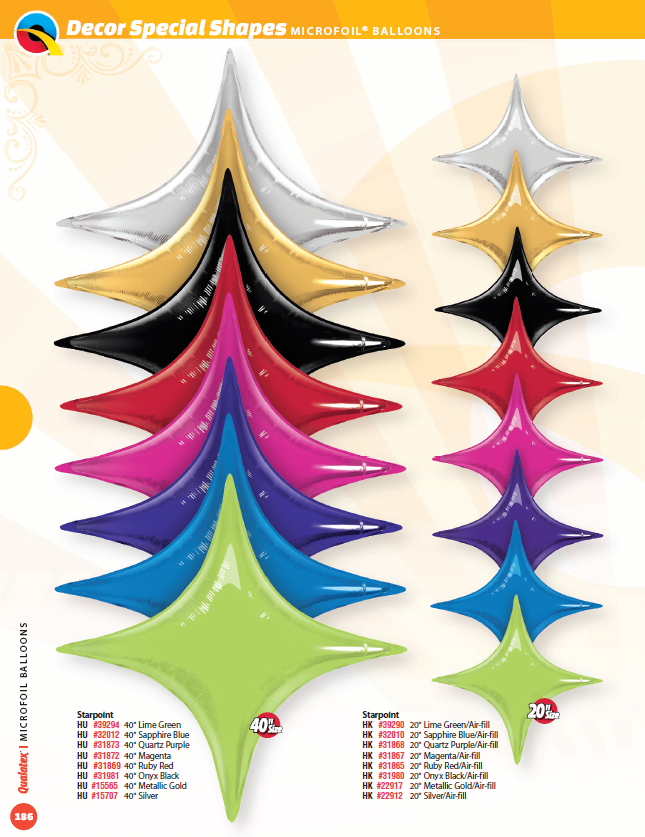 Qualatex Starpoint and Taper Foils