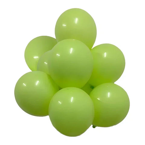 Lime Green Latex Balloons by GloMex