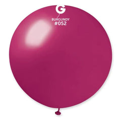 Metallic Burgundy Latex Balloons by Gemar