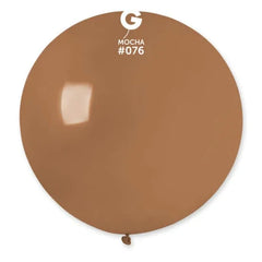 Mocha Latex Balloons by Gemar