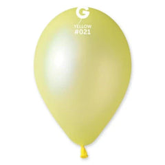 Neon Yellow Latex Balloons by Gemar