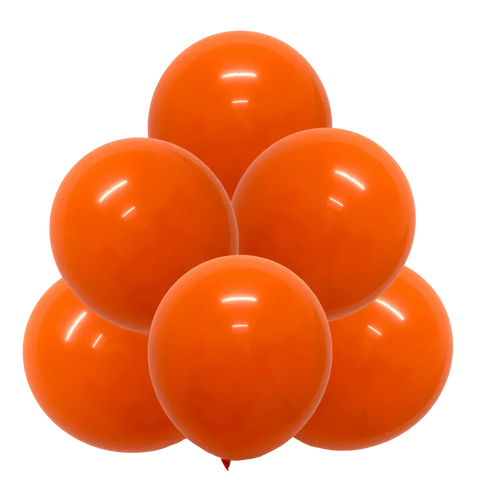 Orange Latex Balloons by GloMex