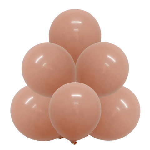 Pastel Orange Latex Balloons by GloMex