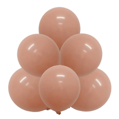 Pastel Orange Latex Balloons by GloMex
