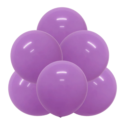 Pastel Purple Latex Balloons by GloMex