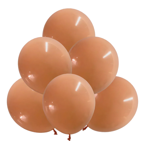 Peach Latex Balloons by GloMex