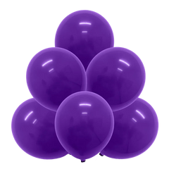 Purple Latex Balloons by GloMex