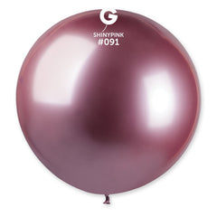 Shiny Pink Latex Balloons by Gemar