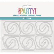Plastic Table Cover Clips (24 count)