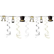 9' Garland - New Year Eve Champagne - Amscan