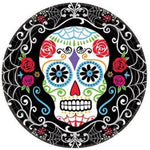10.25" Paper Plates - Day of the Dead (18ct) - Amscan