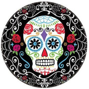 10.25" Paper Plates - Day of the Dead (18ct) - Amscan