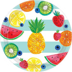 10.5" Paper Plates - Hello Summer (8ct) - Amscan