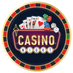 10.5" Paper Plates - Roll The Dice (8ct) - Amscan
