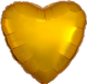 Metallic Gold Heart 18″ Balloon