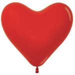 11" Fashion Red Heart (50ct) - Sempertex